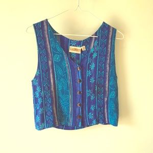 Vintage aloha crop top